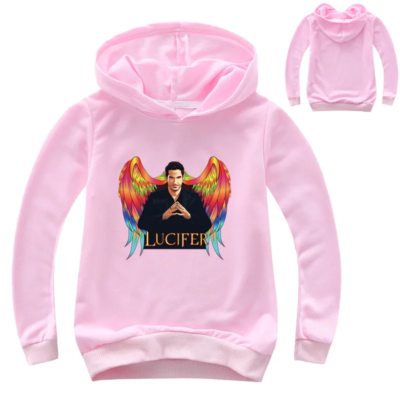 

DLF 2-16Y 2020 Reaper Hip Hop Horror Hoody Kids Satan Lucifer Hoodies Boys Satanism Sweatshirt Girls Sweater Pullover Outfits