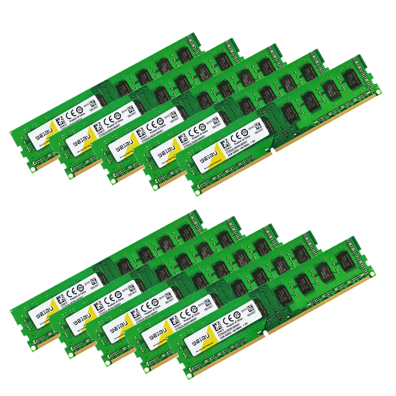 Оперативная память UDIMM DDR2 10x2 Гб 667 МГц (PC2 5300) CL5 240Pin 1 8 в без коррекции ошибок| |
