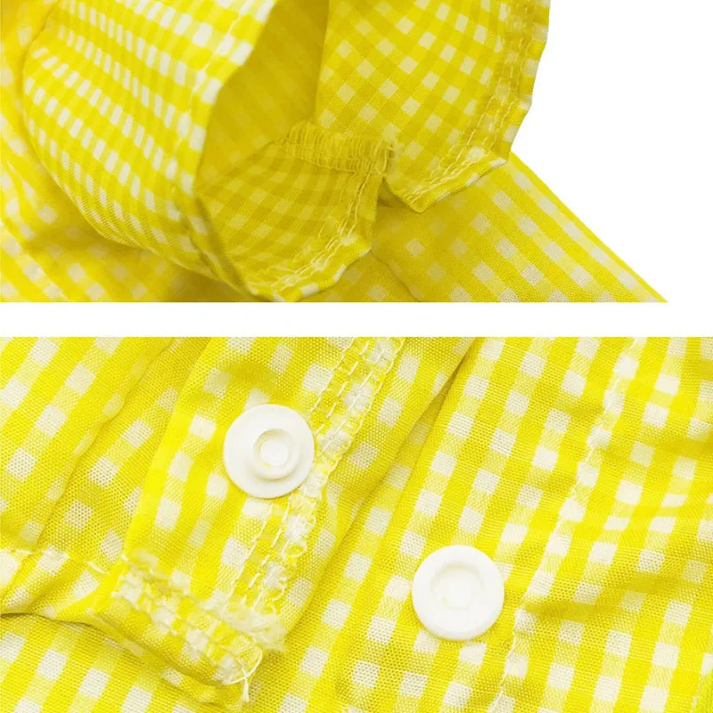 Классическая одежда для собак клетчатый костюм щенков маленьких и средних на