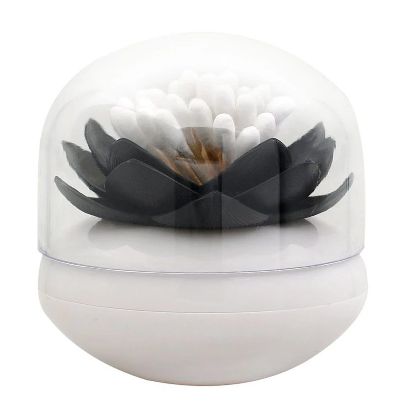 Горячий шик цветок лотоса хлопок держатель в форме бутона футляр для зубочисток