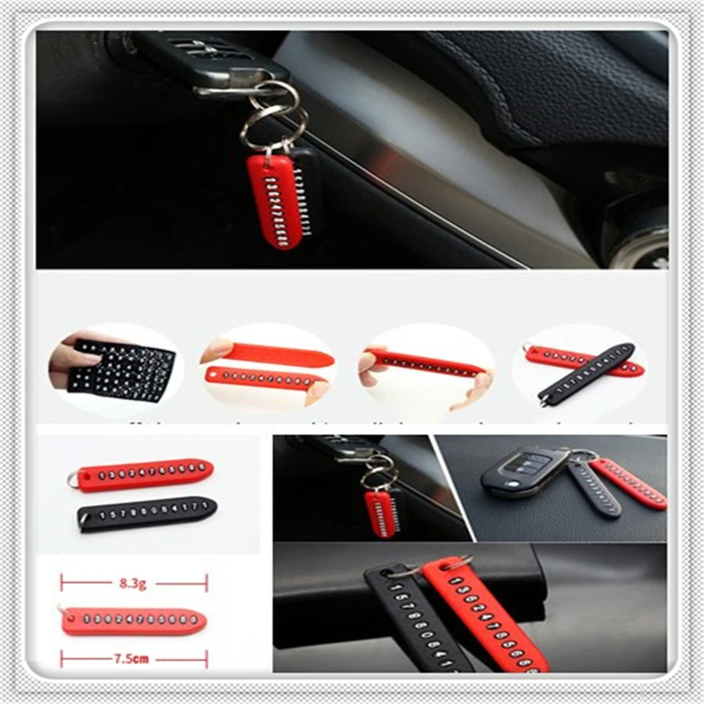 Брелок подвеска с табличкой номером телефона для автомобиля Hyundai CCS NEOS 3 Accent SR HND 4