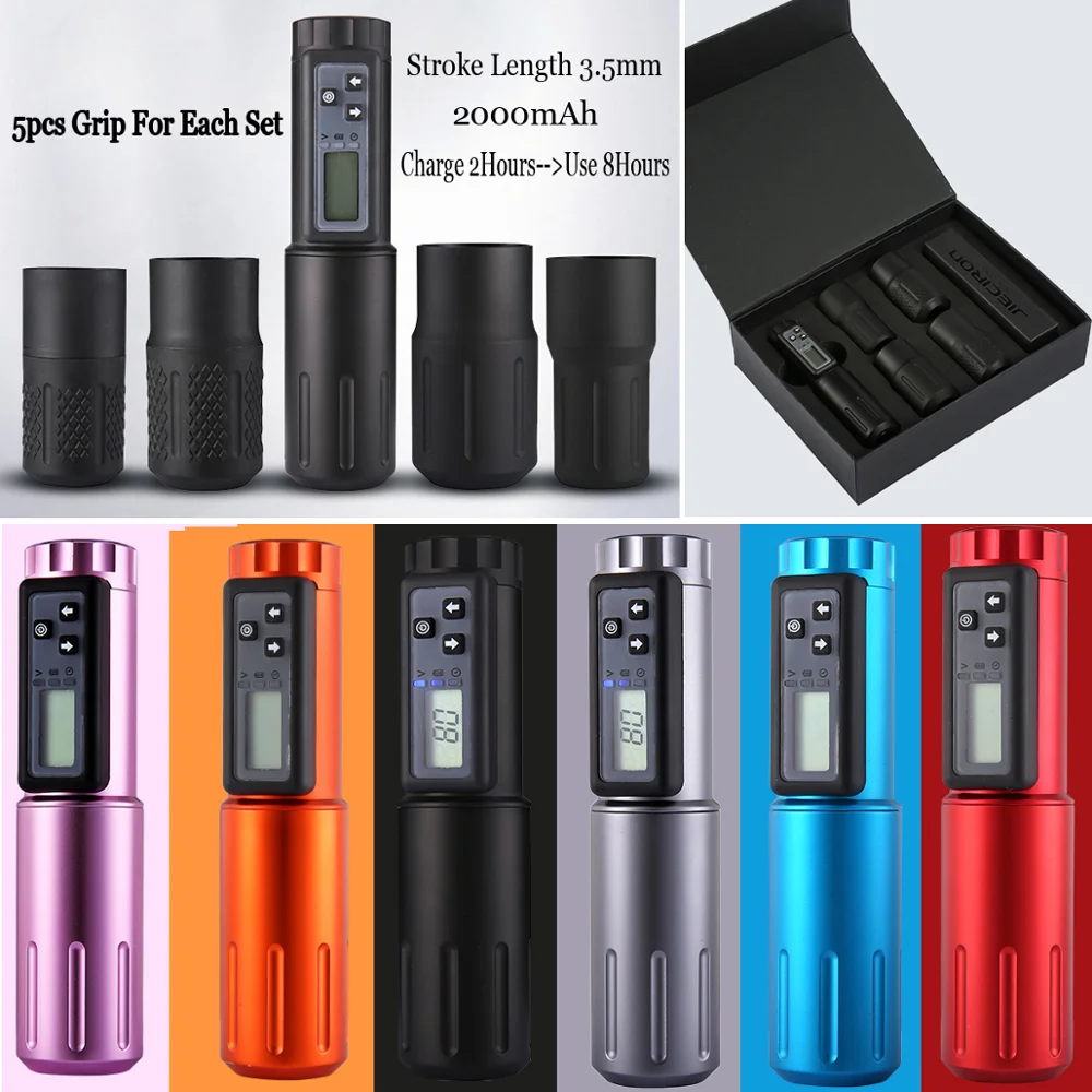 Машинка для тату-машинки с аккумулятором светодиодный ным дисплеем | Красота и