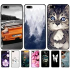 Чехол для Honor 7A  7a Prime 5,45 дюйма, мягкие чехлы из ТПУ для телефонов Huawei Honor 7A, 7 A DUA L22, русская версия, черный чехол из ТПУ