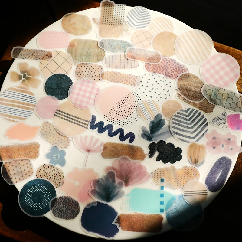 ZFPARTY Vinatge Красочные высечки из лакмусовой бумаги для скрапбукинга счастливый