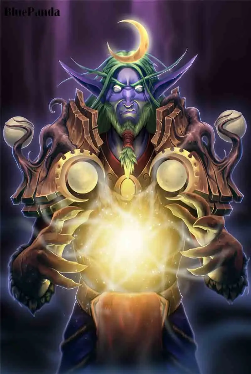 Warcraftes World Сильвана Ветрокрылая темный эльф картины на стену печатает холст живопись домашний декор, произведение искусства плакат - Цвет: YX1204(No Frame)