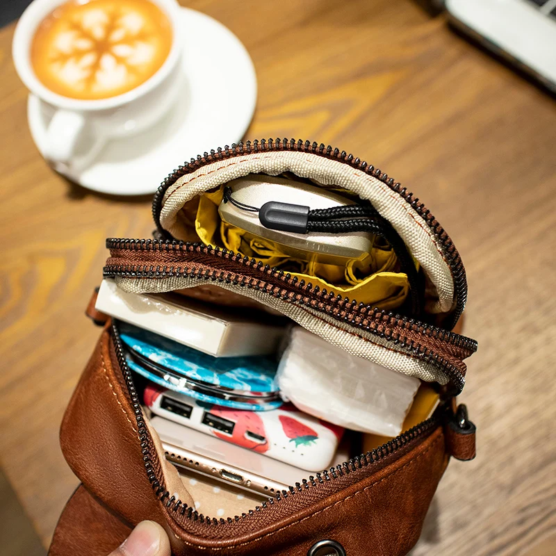 

2021 New Korean Version Small Bag Female Mini Mobile Phone Bag Fashion Shoulder Messenger Bag