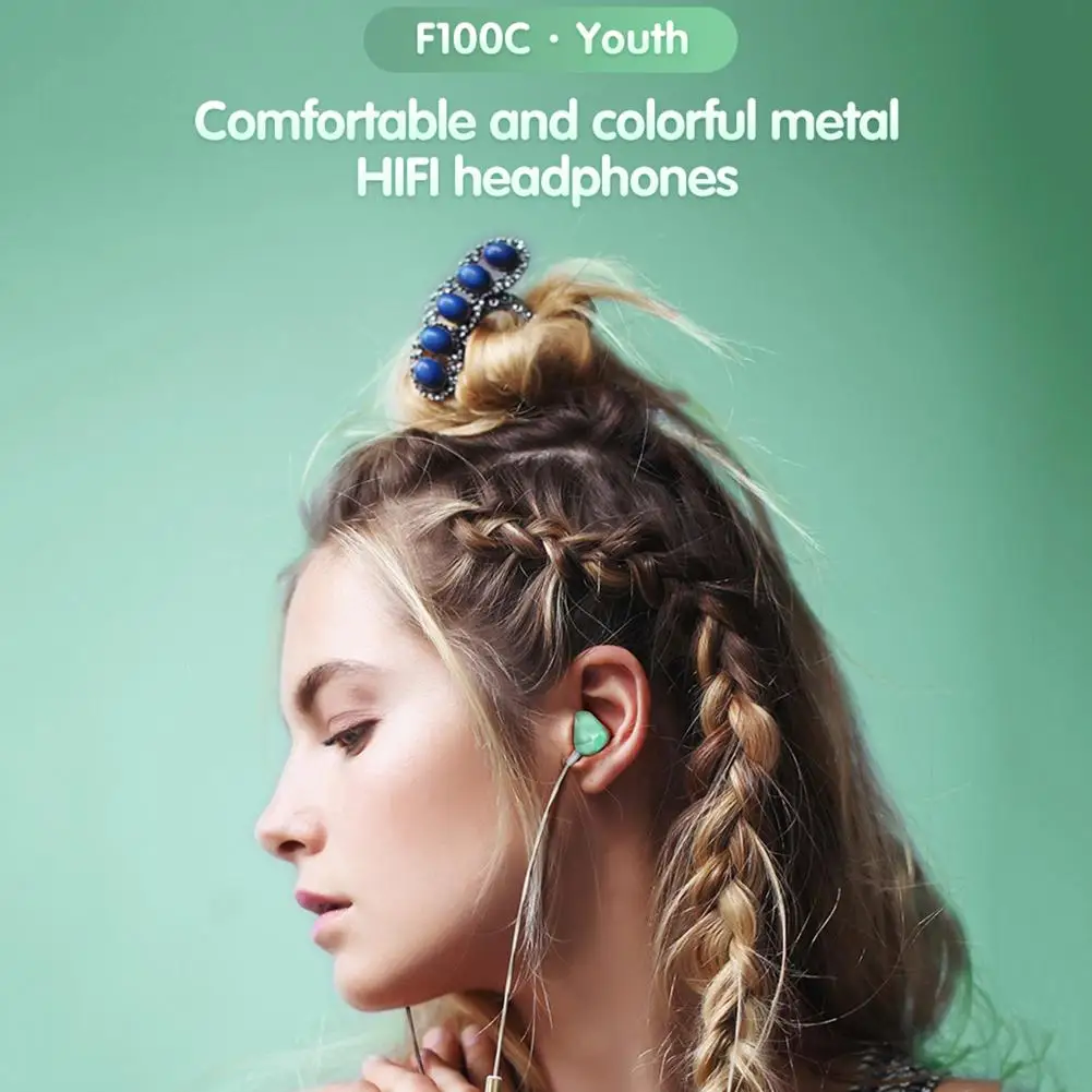 AUGLAMOUR F100C 3 5 мм HiFi стерео музыкальный монитор спортивные наушники вкладыши