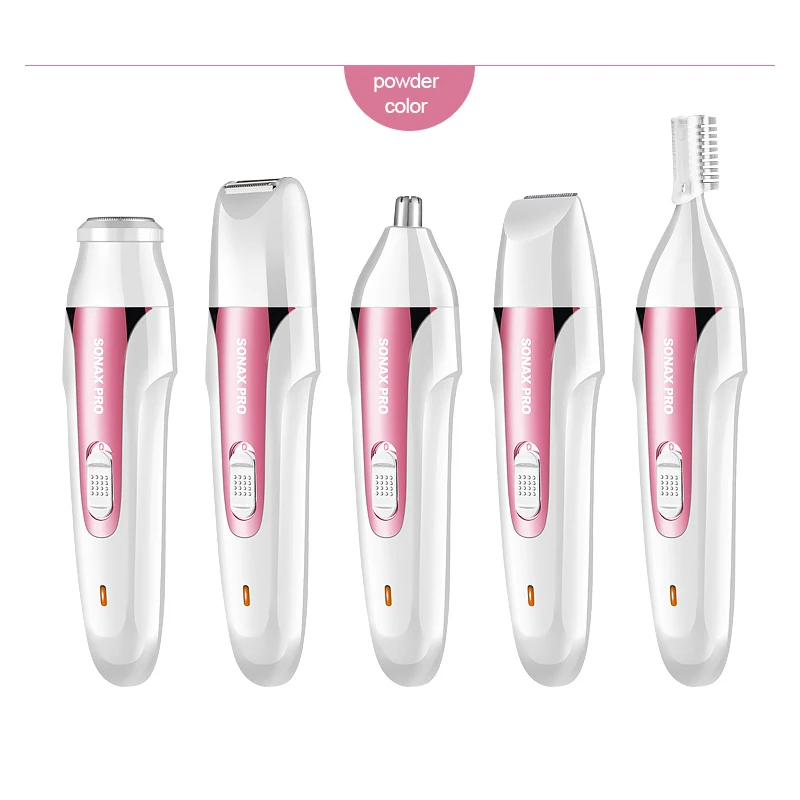 Не вызывает болезненных ощущений 5 в 1 мульти Функция электрическая бритва Леди