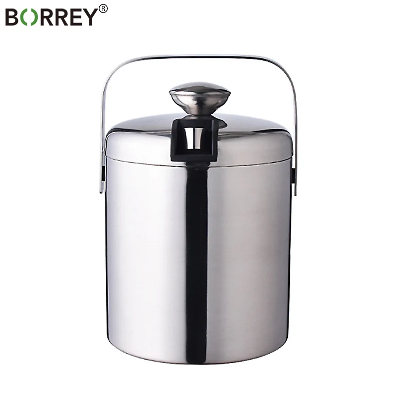

Ведро для льда из нержавеющей стали BORREY 1.3L