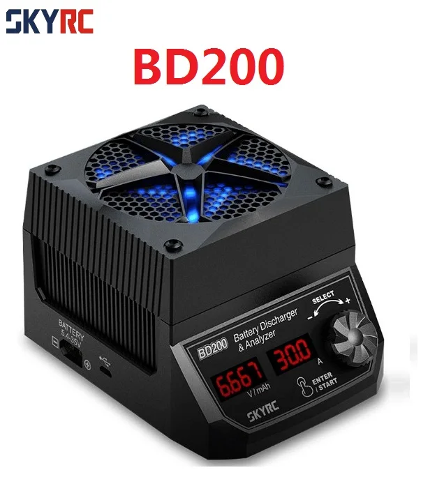 SKYRC BD200 200W 30A 5,4 V-35 V разрядник батареи& анализатор для LiPo LiFe LiHV никель-металл-гидридных и никель-кадмиевых батарея PB