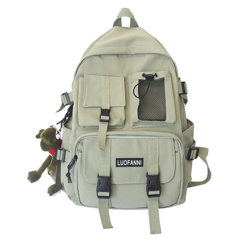 

Школьный портфель для подростков, вместительный нейлоновый рюкзак для учеников средней и старшей школы для девочек и мальчиков