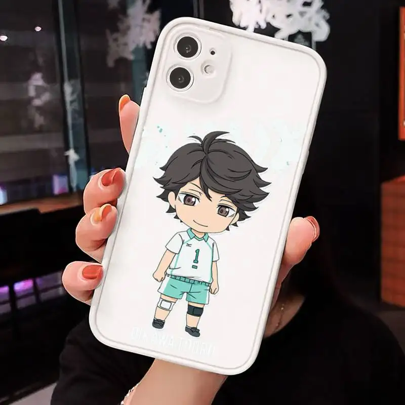 

Oikawa Tooru Haikyuu!! Phone Cases matte transparent For iphone 7 8 11 12 plus mini x xs xr pro max cover