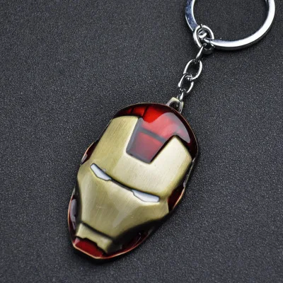 4 Новые Мстители Marvel Молот Мьёльнир брелок Капитан Америка щит Халк брелок в форме маски Бэтмена брелоки прямая - Цвет: 4