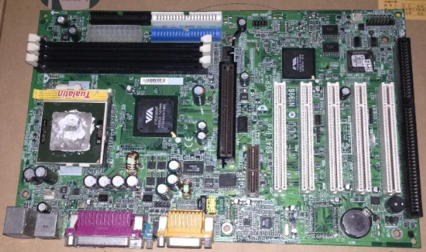 

Original 694 694T Pro motherboard supports Tualatin with ISA slot For MSI motherboard