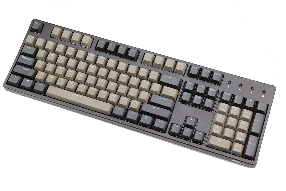 Двойные клавишные колпачки из ПБТ Черные Серые смешанные синие слова Dolch 108 87 Вишневый профиль колпачки