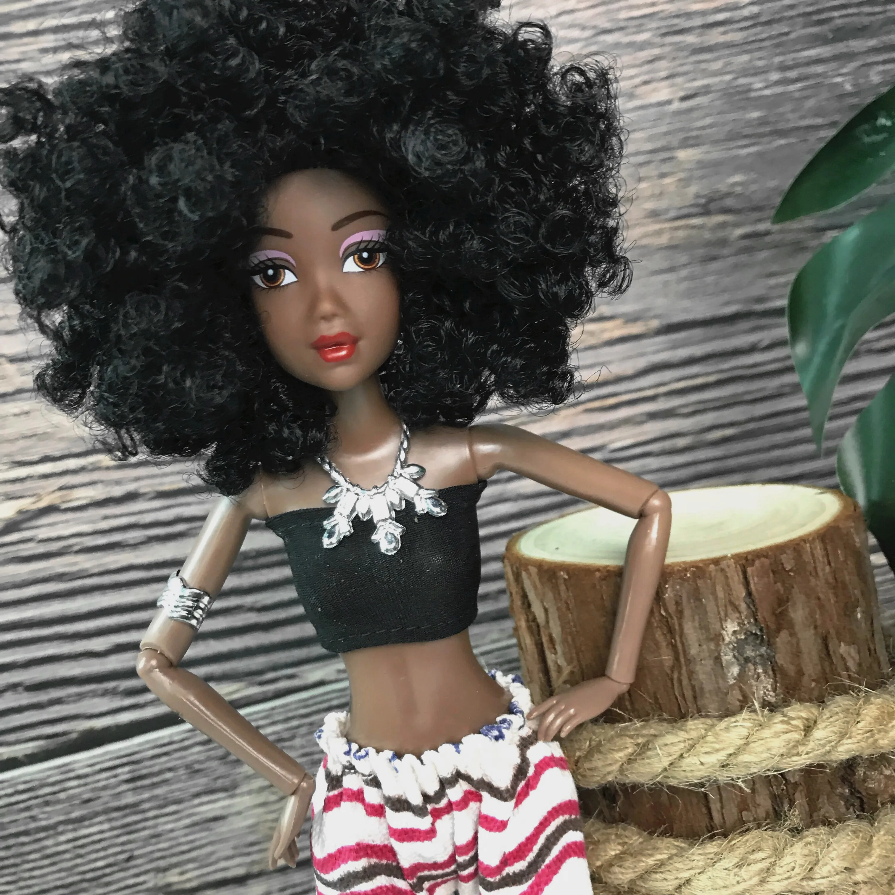 30 см африканская кукла подвижная шарнирная игрушка силиконовая младенец модная