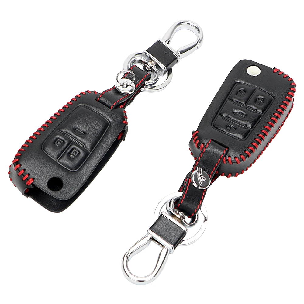 Кожаный брелок LEEPEE для автомобильного ключа управления Chevrolet Cruze TRAX Aveo Lova Sail EPICA