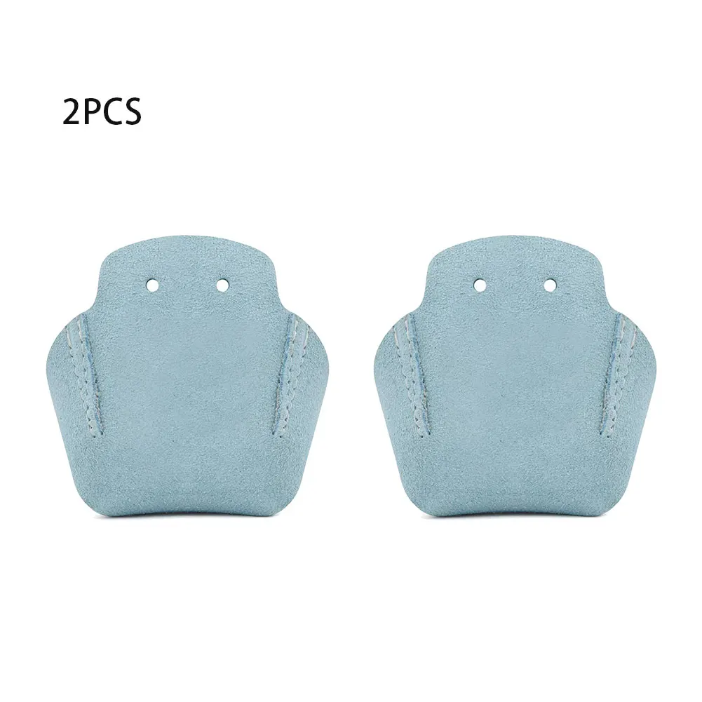 

2pcs Suede Universal Practical Home Toe Protector Protective Cover Reusable Indoor Outdoor Solid Roller Skates Soft Easy Install
