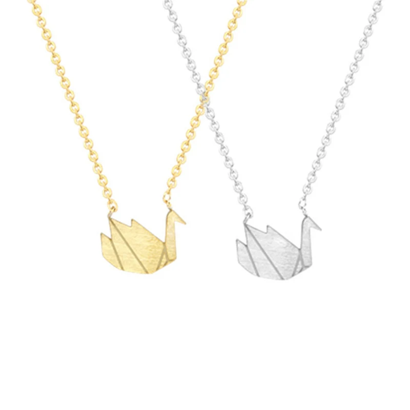 Новинка тысячи бумажных журавлей полый голубь оригами длинное ожерелье с