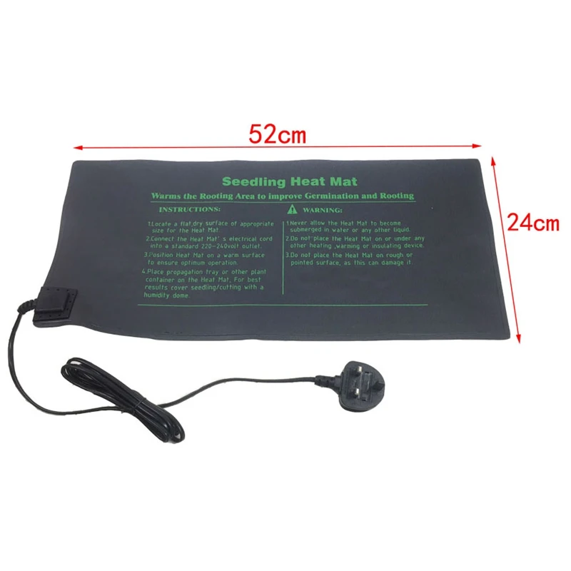 Тепловой коврик для рассады водостойкая гидропонная нагревательная подушка