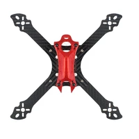 feichao owl215 carbon fiber crossing frame with 3d printed antenna mount camera stabilizer cover for diy fpv racing drone