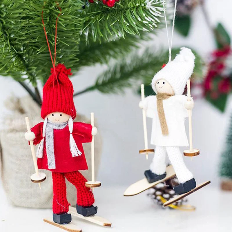 Подвесная кукла с ангелом рождественские украшения для дома 2020 рождественское и