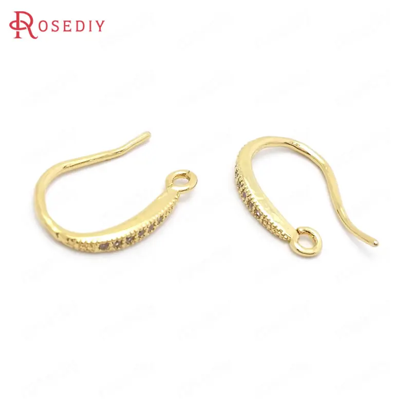 Латунные и циркониевые аксессуары 10 шт. Высота 15 мм | Украшения