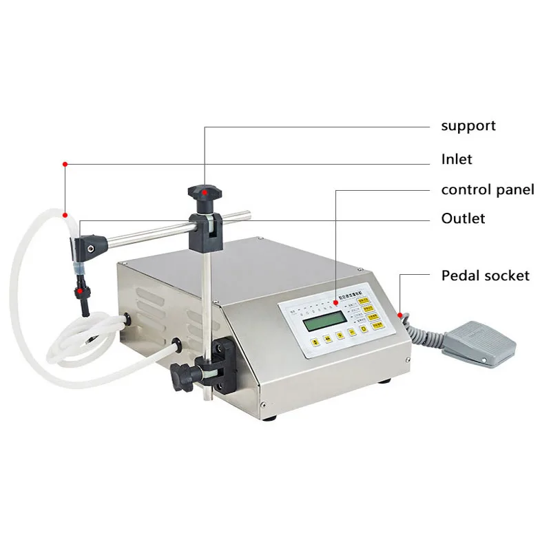 3-3000 мл электрическая машина для розлива жидкостей цифровая уксуса оборудование