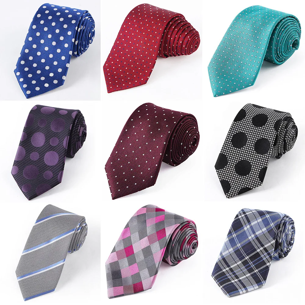 

Модный галстук 8 см в горошек многоцветные мужские галстуки Новое поступление костюм подарок для мужчин строгий роскошный свадебный галсту...