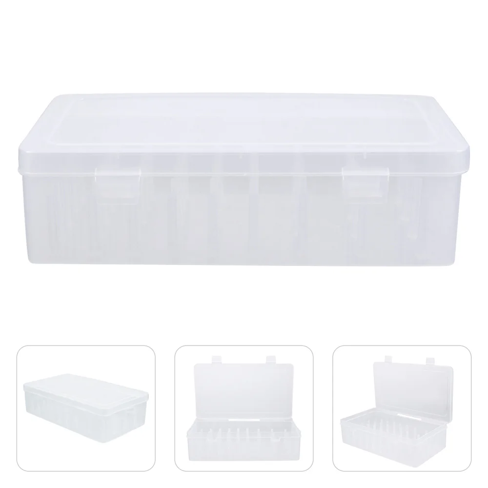 

42 Slots Transparent Sewing Embroidery Thread Holder Case Box For Thread Spools