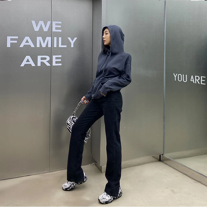 Women's Pants Straight Wide Leg Jeans Woman High Waist Mom Baggy Jean Femme Loose Fashion Pantalon Streetwear Plus Size Trousers