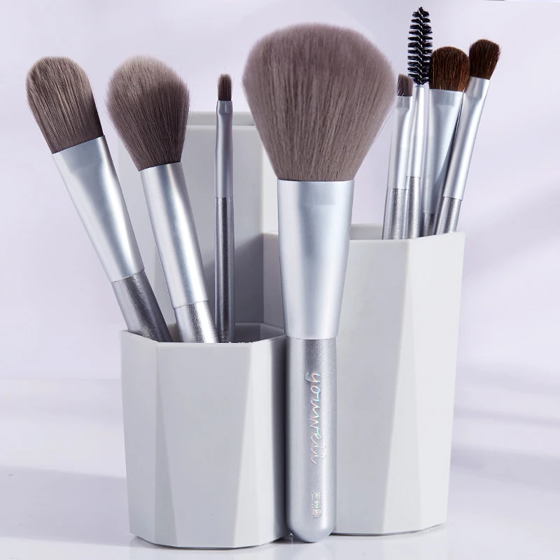 Кисть для макияжа из 8 предметов полный набор кисть новичка тени век Рассыпчатая