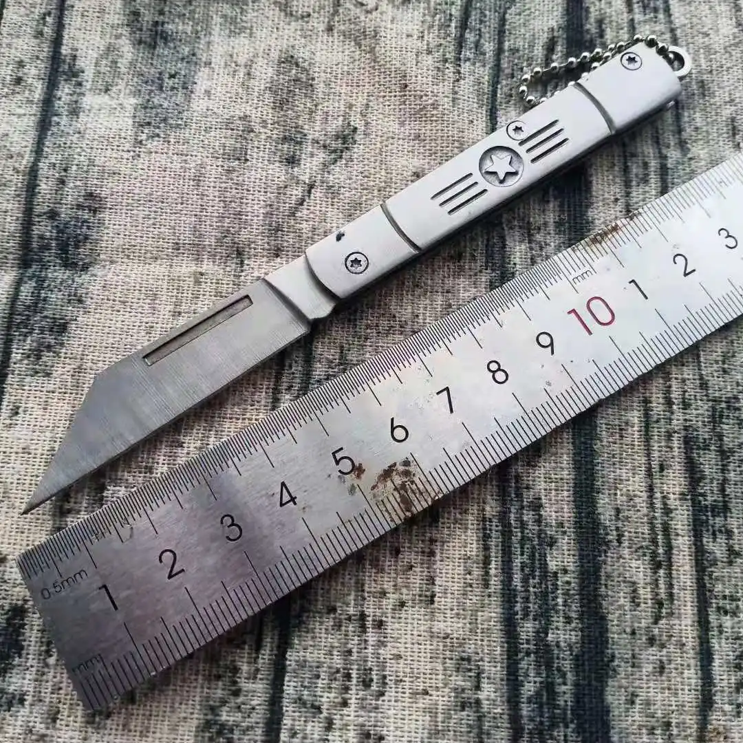 Тактический складной нож из нержавеющей стали высокой твердости 55HRC