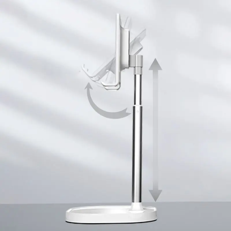 

Adjustable Telescopic Phone Stand Holder Metal Desktop Mount Tablet Bracket