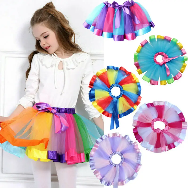 Модные юбки для маленьких девочек детская юбка пачка принцессы танцевальное