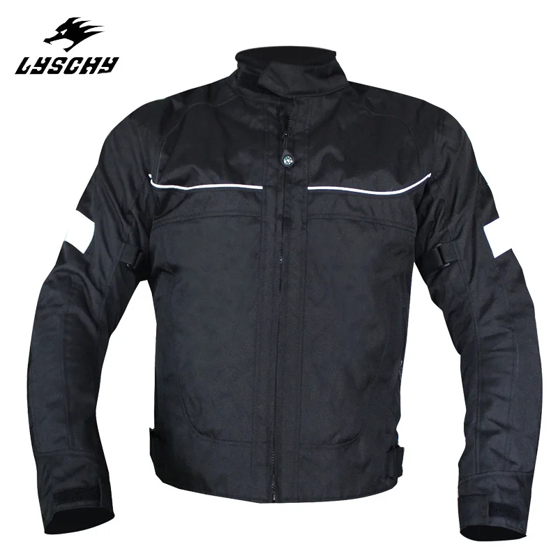 LYSCHY мотоциклетная куртка летняя сетчатая оксфордская для мотокросса с защитным