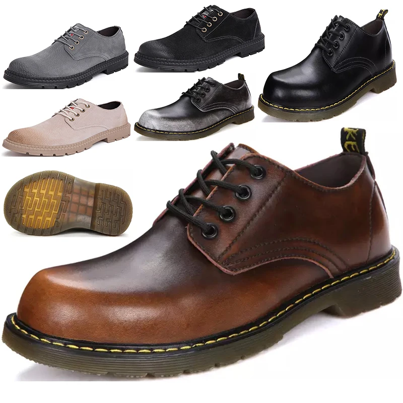 

Новинка 2020, обувь из воловьей кожи с верхним слоем, замшевая обувь, повседневная обувь, универсальная обувь, туфли большого размера для инст...