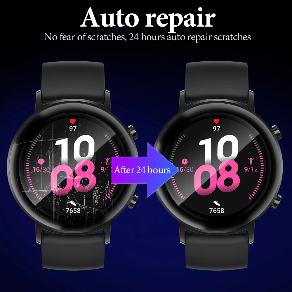 

Smart Watch 3D Screen Protector For Huawei GT 2e 46mm Clear Full Coverage Protective Film Tempered Glass For Huawei Watch