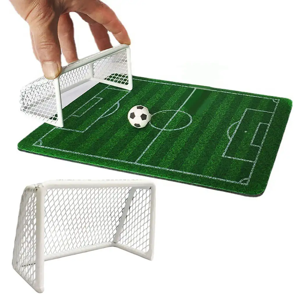 Детский футбольный мяч гол игра игрушка мини Foosball ворота торт Декор Дети DIY