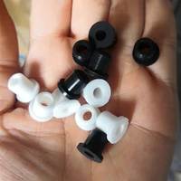 10pcs black white silicone rubber grommets hole plug 5mm 24mm wire cable grommet gasket protect bushes