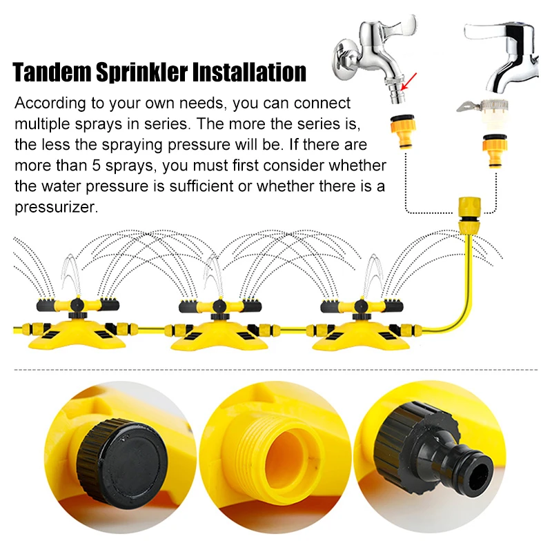 Автоматический спринклер для воды 360 градусов |