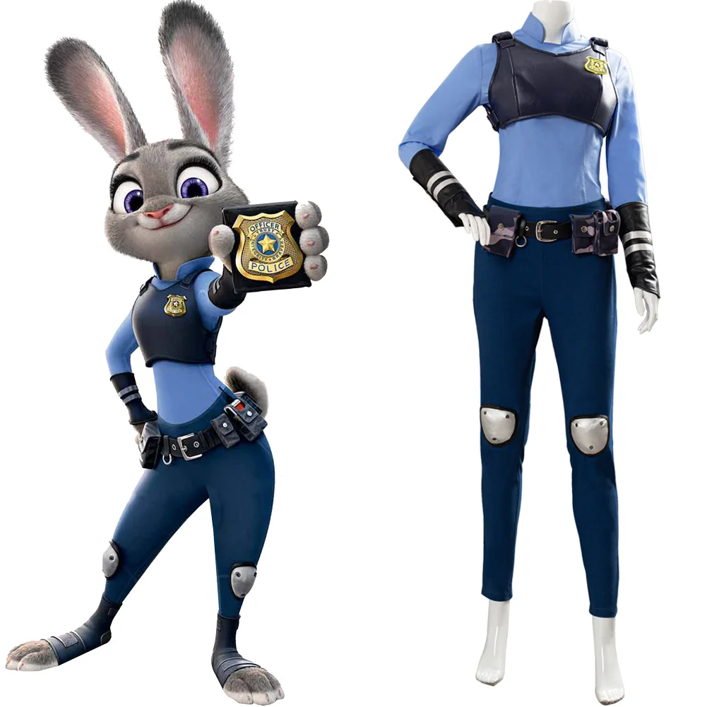 

Cosplay Judith Laverne Hopps Cosplay Costume Outfit Full Suit Halloween Carnival Costumes