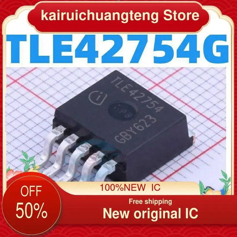 

10 шт. TO-263-5 TLE42754G новый оригинальный IC