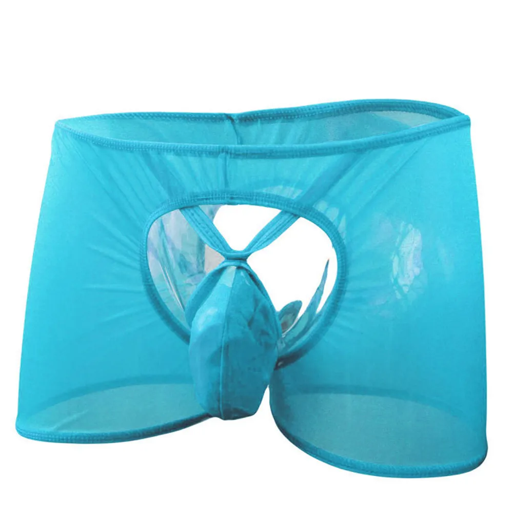 Мужские трусы-боксеры с отверстием для пениса и заниженной талией | Мужская