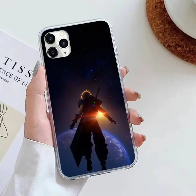 

Final Fantasy VII New Game Continue Phone Case For iphone 12 5 5s 5c se 6 6s 7 8 plus x xs xr 11 pro max mini