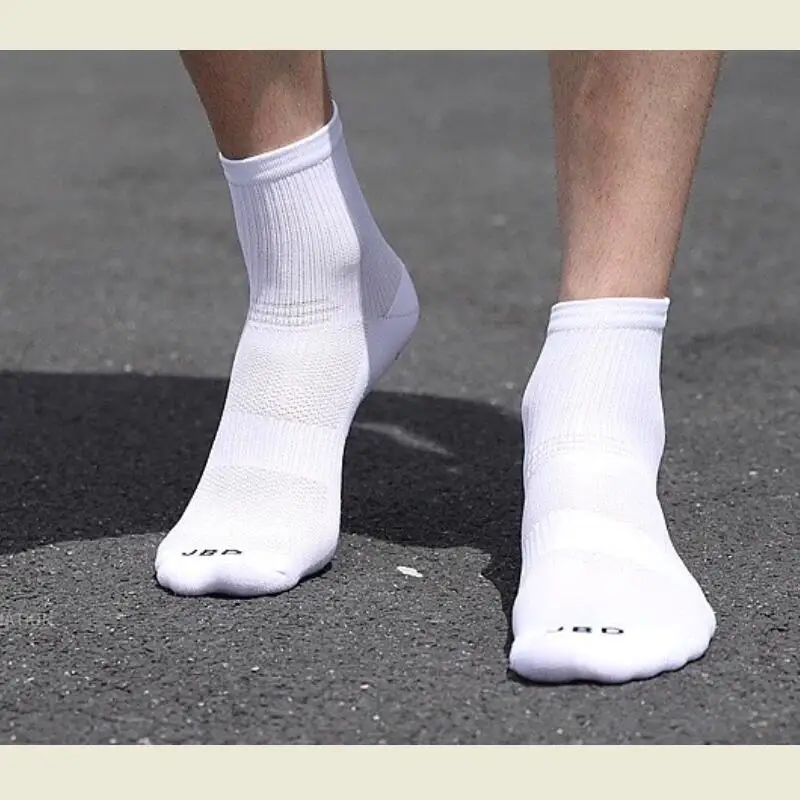 5 пар мужские Хлопковые короткие носки дышащие амортизацию для активного отдыха