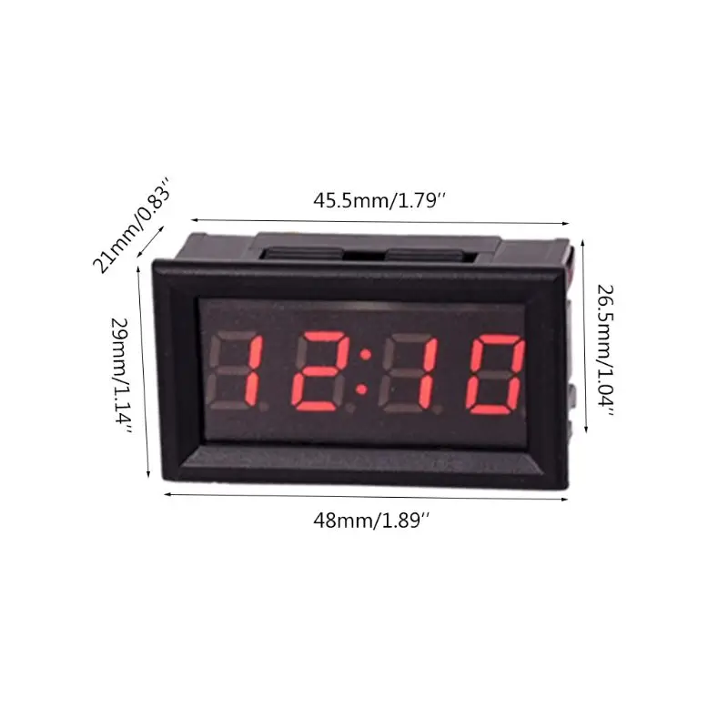 

DIY Vehicle Electronic Clock Car Motorcycle Time Display Module Power-off Memory D0AC