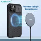 Магнитный чехол для iPhone 12 Pro, чехол NILLKIN 15 Вт, магнитное Беспроводное зарядное устройство для iPhone 12 Pro Max, быстрое зарядное устройство для iPhone 12, 6,1