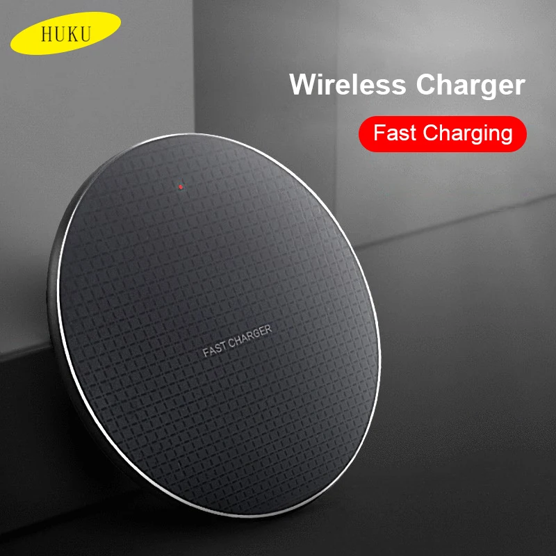 HUKU Беспроводное зарядное устройство Qi Быстрое беспроводное для Apple iPhone Xs 11 Pro Max