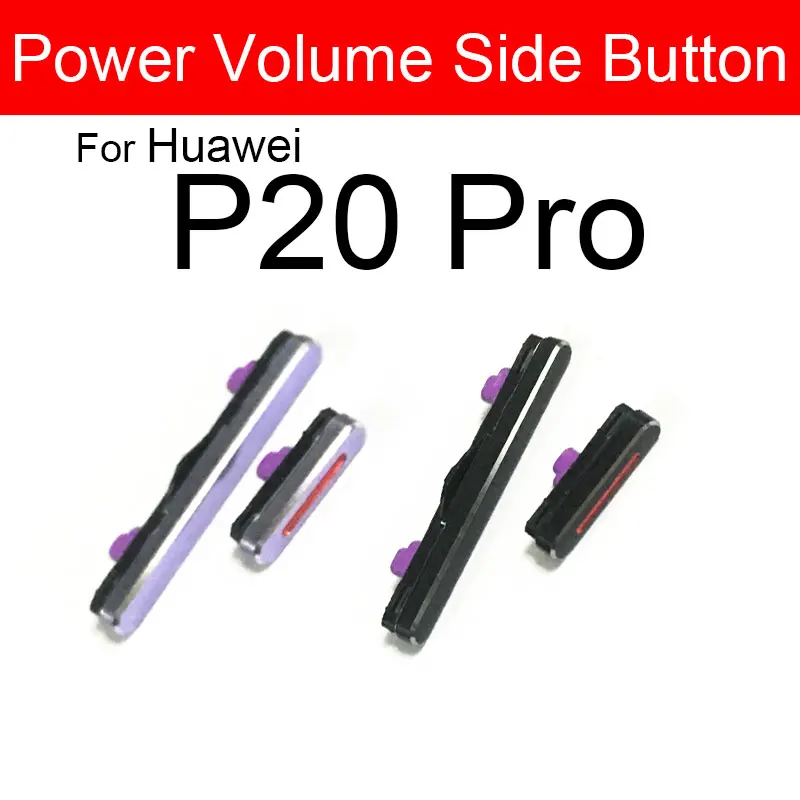 Боковые кнопки питания и громкости гибкий кабель для Huawei P10 P20 Lite Pro управления